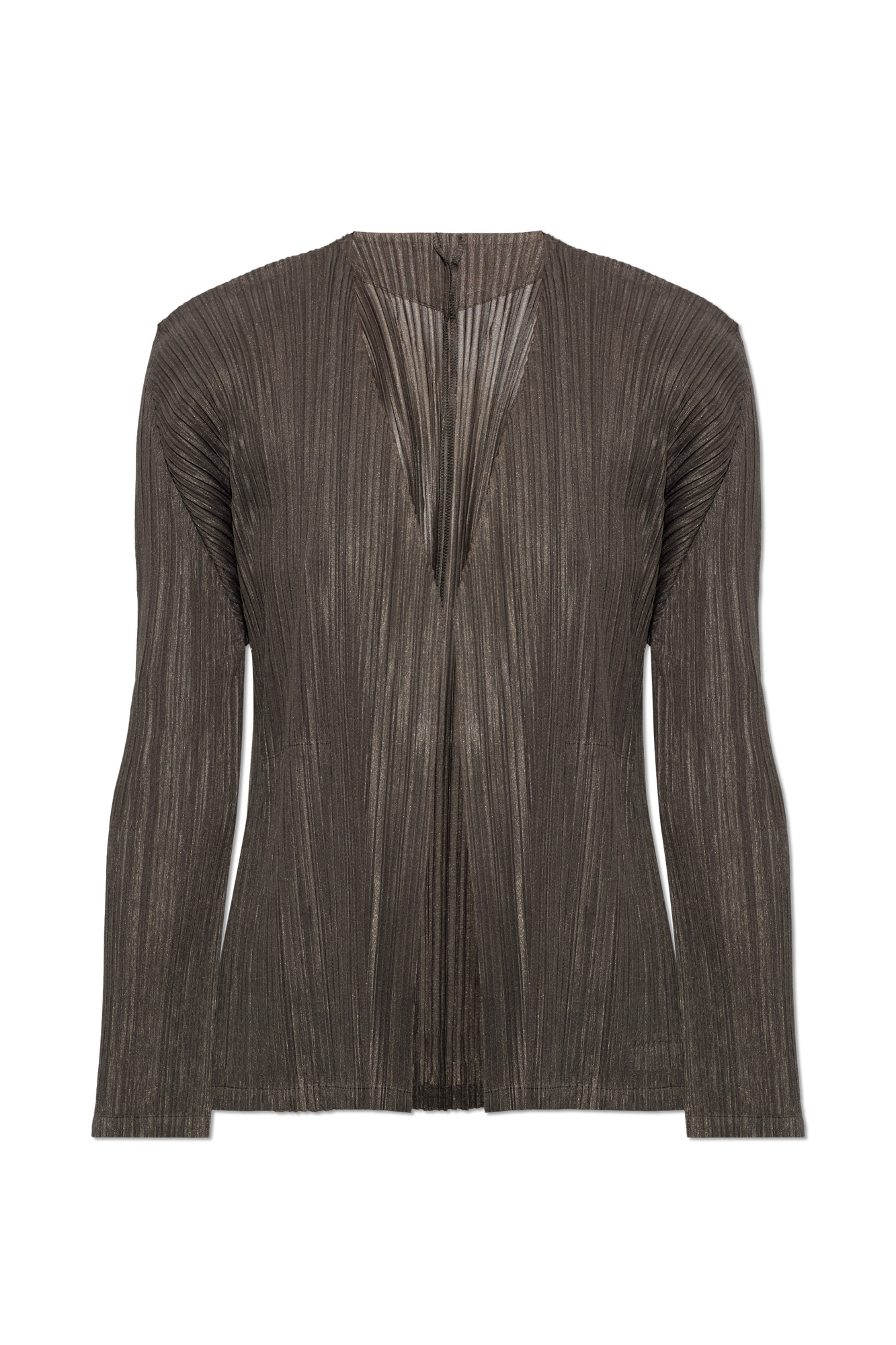 Grey Pleated cardigan Pleats Please Issey Miyake - Vitkac AS